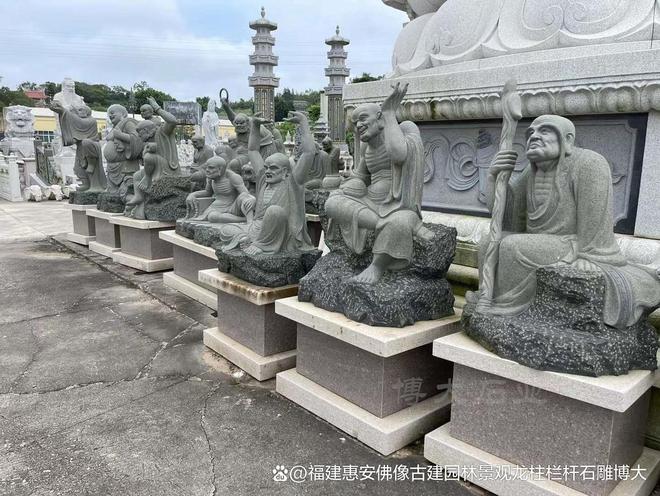 民居中的搭配方法石雕十八罗汉在(图2)